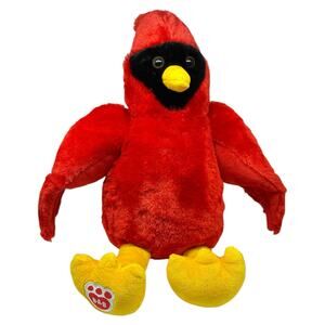 Build A Bear St. Louis Cardinal Red Bird Plush 16" Soft Toy Stuffed Animal BABW